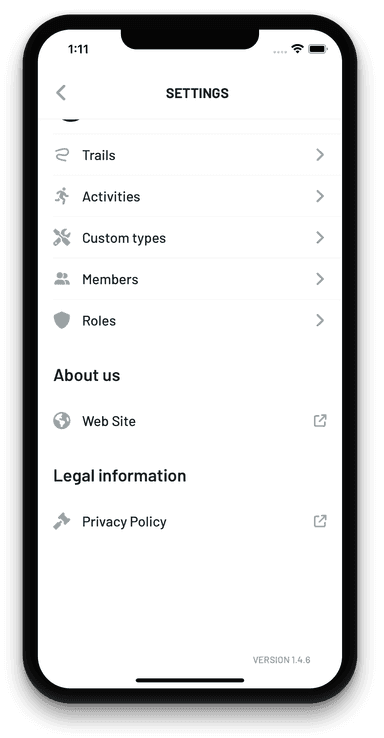 Custom type parameters
