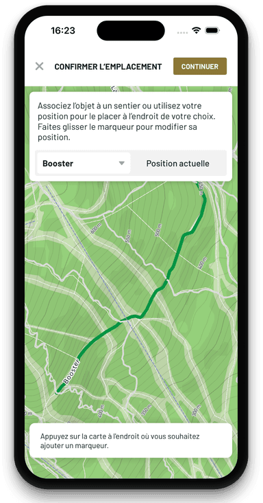 Sélectionner un marqueur